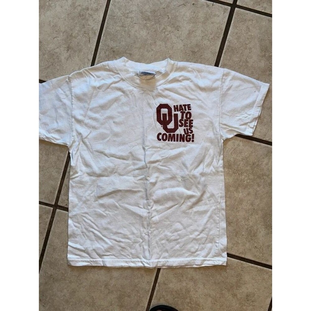 Boys Hanes Oklahoma Sooners Shirt Size Medium